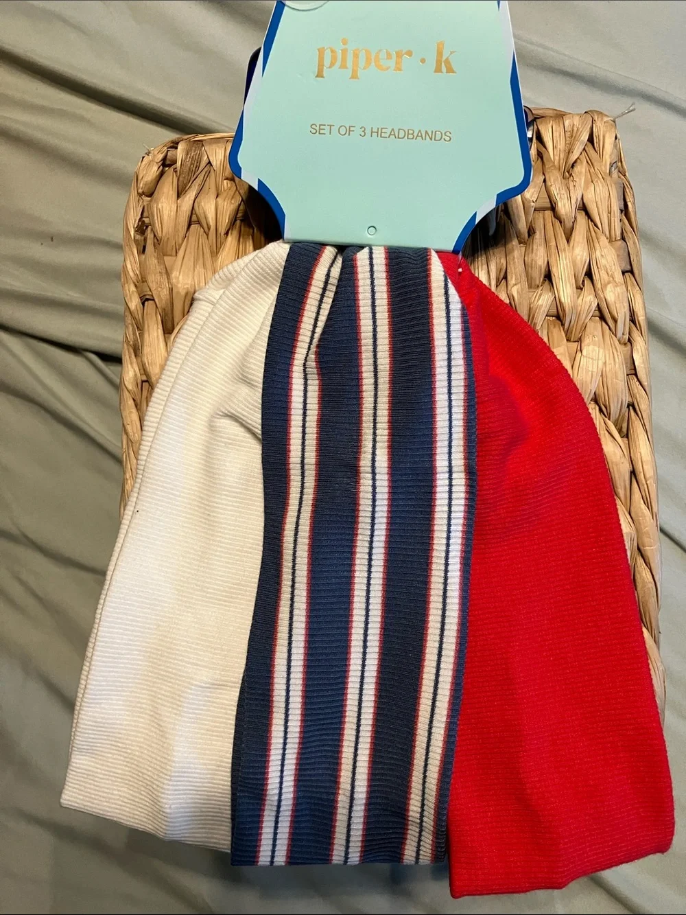 PIPER . K - set of three Headbands&three hair pins or a pair of earrings FREE!!